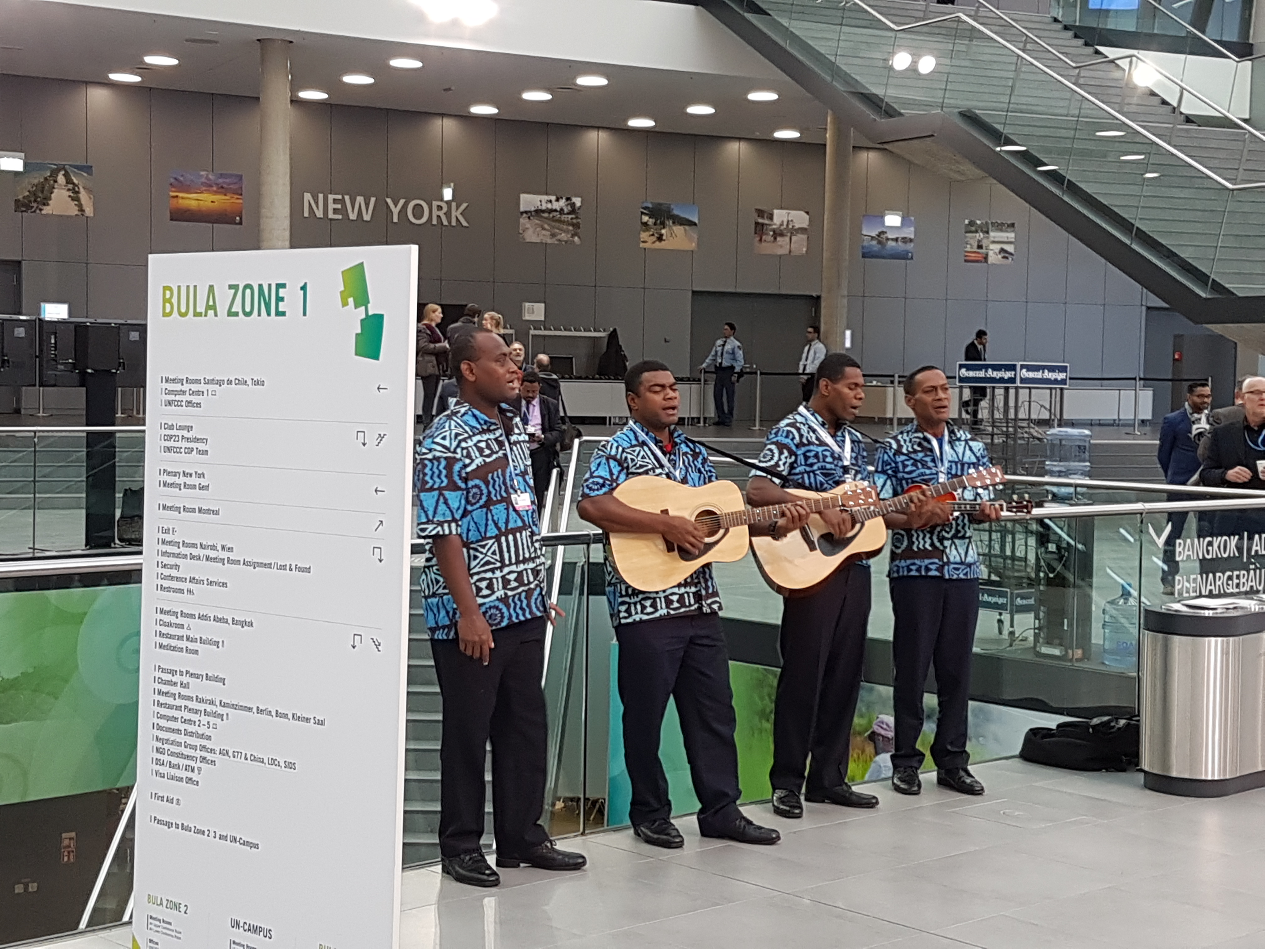 Musik-Quartett aus Fidschi