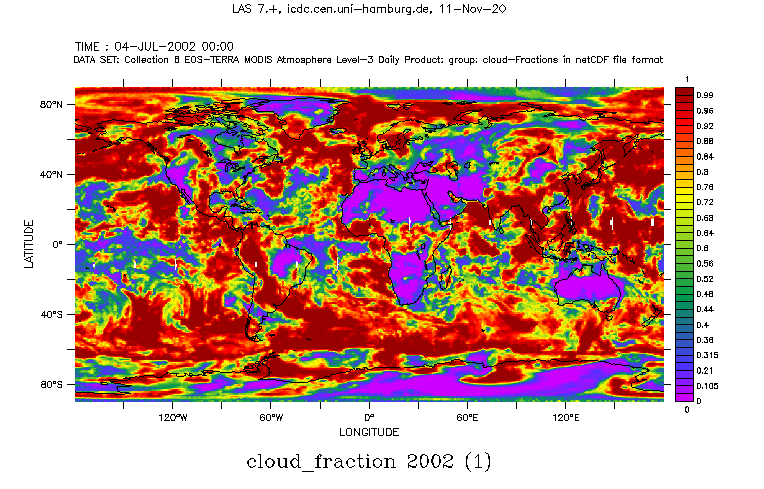 MODIS Aqua Cloud Fraction 2002-Jul-04