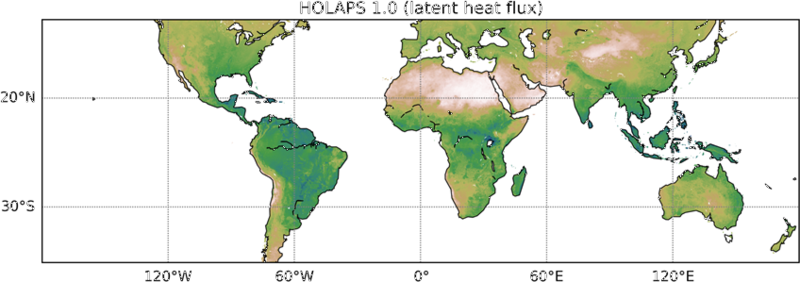 HOLAPS Latent Heat Flux