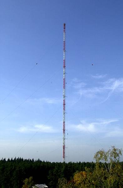 	 View of the boundary layer measurement tower at KIT in Karlsruhe