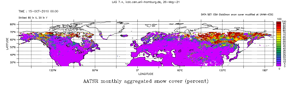 ESA snow cover