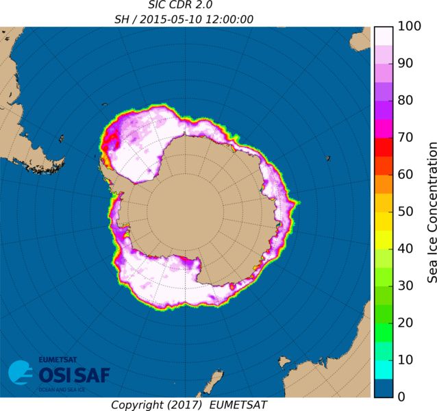 OSI-SAF Sea Ice Southern Hemisphere
