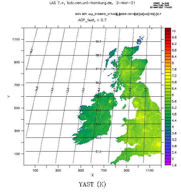 Tile MODIS LST Climatology