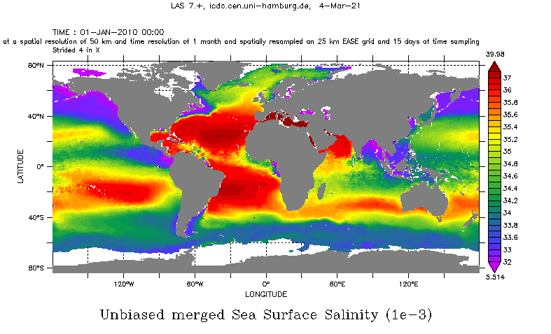 ESA-CCI Sea surface salinity