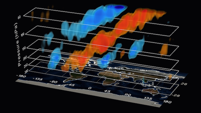 3D equatorial Kelvin waves